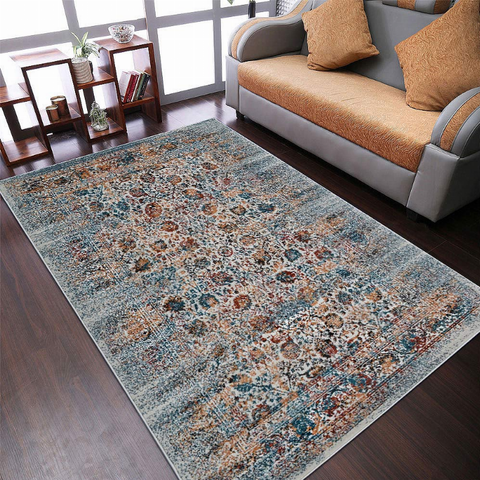 Rugsotic Carpets Machine Woven Heatset Polypropylene Area Rug Oriental