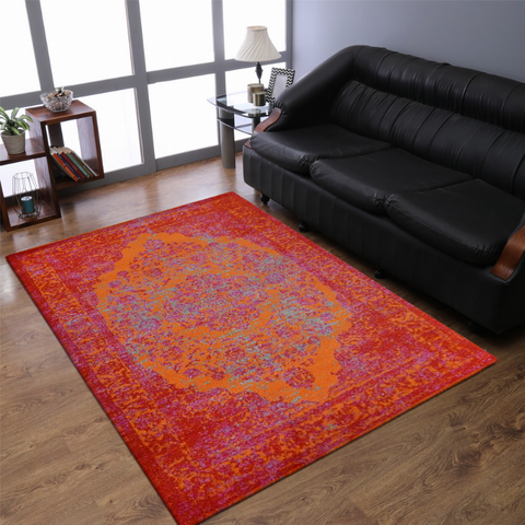 Rugsotic Carpets Machine Woven Heatset Polypropylene Area Rug Oriental