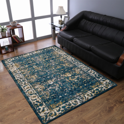 Rugsotic Carpets Machine Woven Heatset Polypropylene Area Rug Oriental