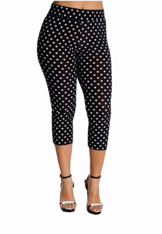 Capri Length Printed Legging