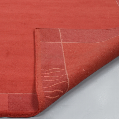 Rugsotic Carpets Hand Knotted Tibbati Wool Area Rug Contemporary