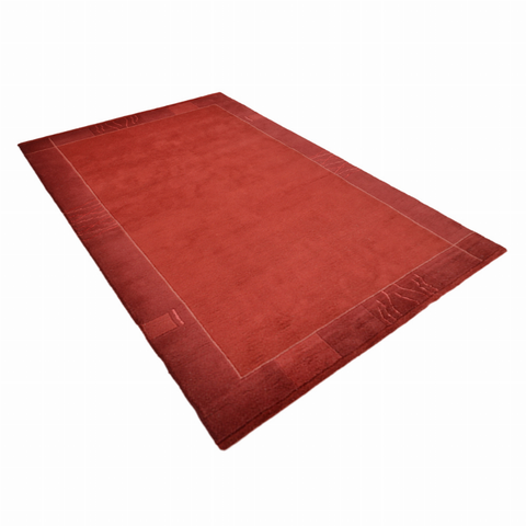 Rugsotic Carpets Hand Knotted Tibbati Wool Area Rug Contemporary