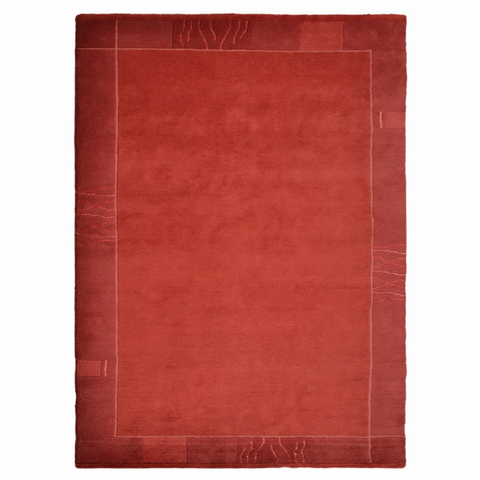 Rugsotic Carpets Hand Knotted Tibbati Wool Area Rug Contemporary