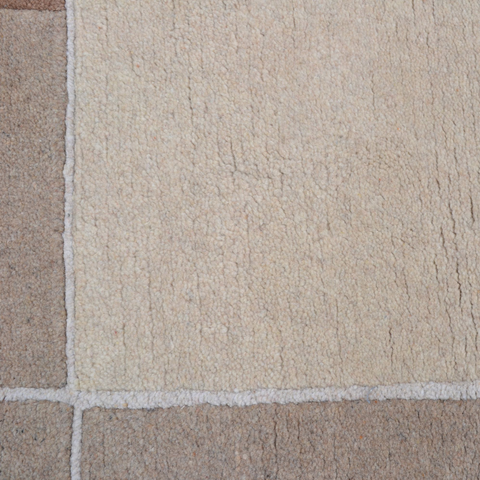 Rugsotic Carpets Hand Knotted Tibbati Wool Area Rug Contemporary