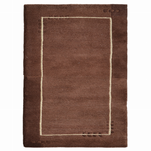Rugsotic Carpets Hand Knotted Tibbati Wool Area Rug Contemporary