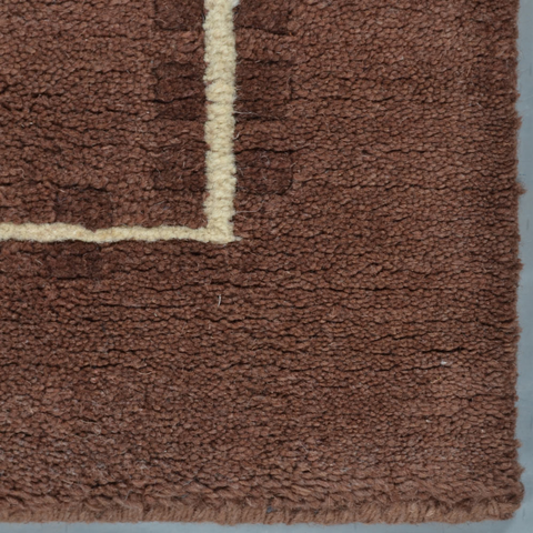 Rugsotic Carpets Hand Knotted Tibbati Wool Area Rug Contemporary