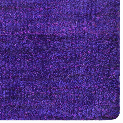 Rugsotic Carpets Hand Knotted Loom Silk Mix Area Rug Geometric
