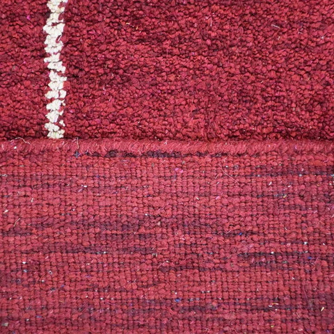 Rugsotic Carpets Hand Knotted Loom Silk Mix Area Rug Geometric