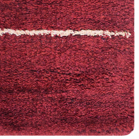 Rugsotic Carpets Hand Knotted Loom Silk Mix Area Rug Geometric