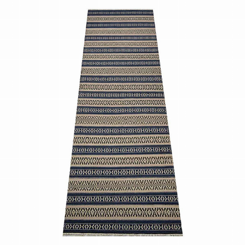 Rugsotic Carpets Hand Woven Flat Weave Kilim Wool Runner Area Rug Contemporary