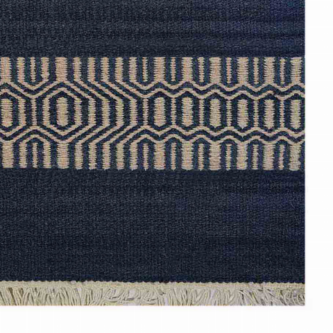 Rugsotic Carpets Hand Woven Flat Weave Kilim Wool Runner Area Rug Contemporary