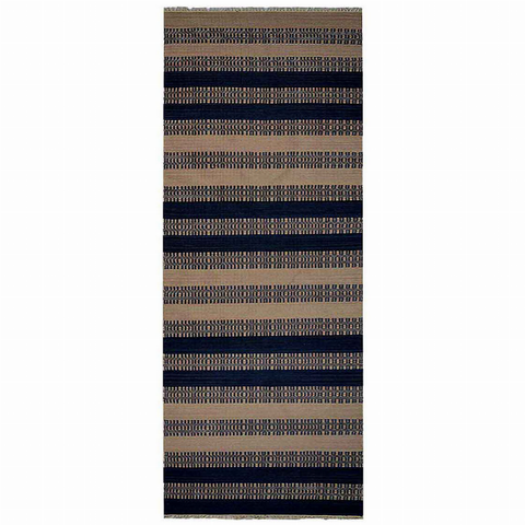 Rugsotic Carpets Hand Woven Flat Weave Kilim Wool Runner Area Rug Contemporary