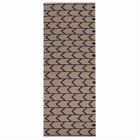 Rugsotic Carpets Hand Woven Flat Weave Kilim Wool Runner Area Rug Contemporary