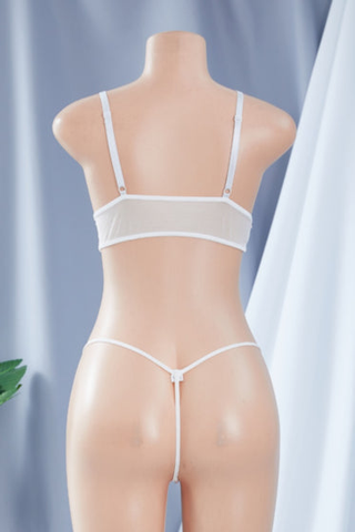 La Belle Fantastique Daisy Embroidery Sexy Lingerie (2 Piece Set)
