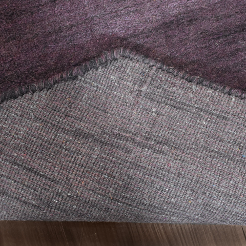 Rugsotic Carpets Hand Knotted Loom Wool Octagon Area Rug Solid