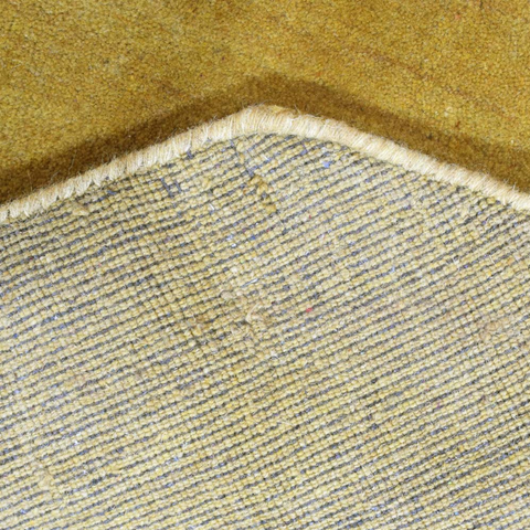 Rugsotic Carpets Hand Knotted Loom Wool Octagon Area Rug Solid
