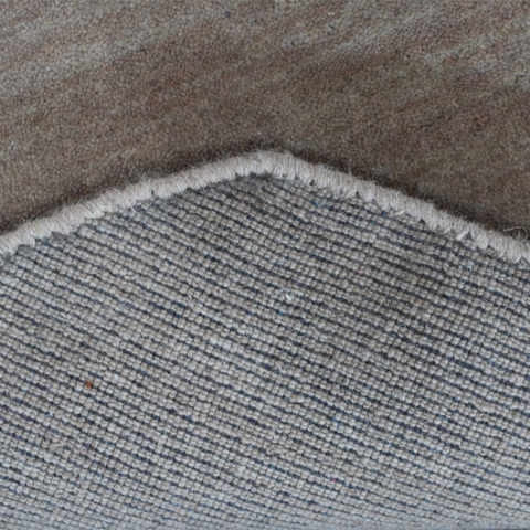 Rugsotic Carpets Hand Knotted Loom Wool Octagon Area Rug Solid