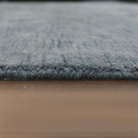 Rugsotic Carpets Hand Knotted Loom Wool Octagon Area Rug Solid