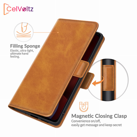 Celvoltz Wallet Case Pu Leather Premium Quality
