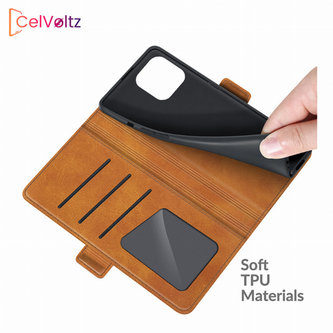 Celvoltz Wallet Case Pu Leather Premium Quality