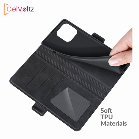 Celvoltz Wallet Case Pu Leather Premium Quality