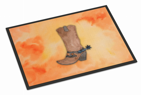 Western Watercolor Indoor or Outdoor Mat
