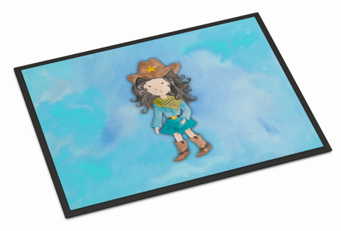Western Watercolor Indoor or Outdoor Mat