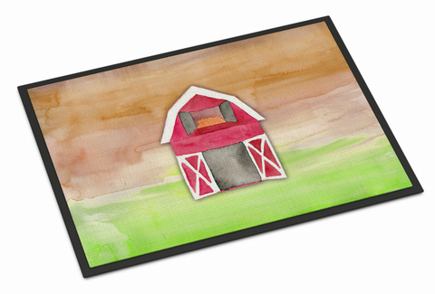 Western Watercolor Indoor or Outdoor Mat