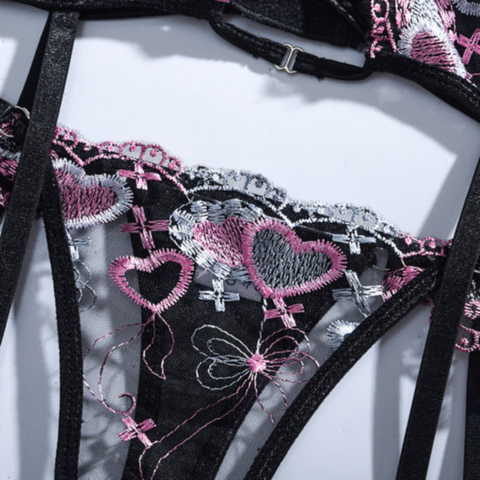 La Belle Fantastique Lace lingerie (3 Piece Set)