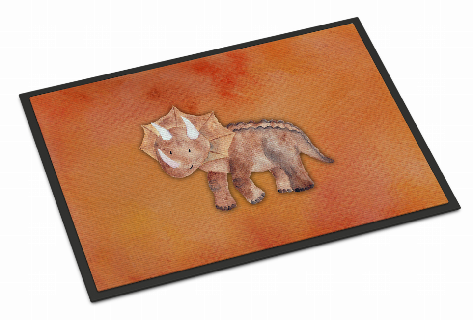 Dinosaur Watercolor Indoor or Outdoor Mat
