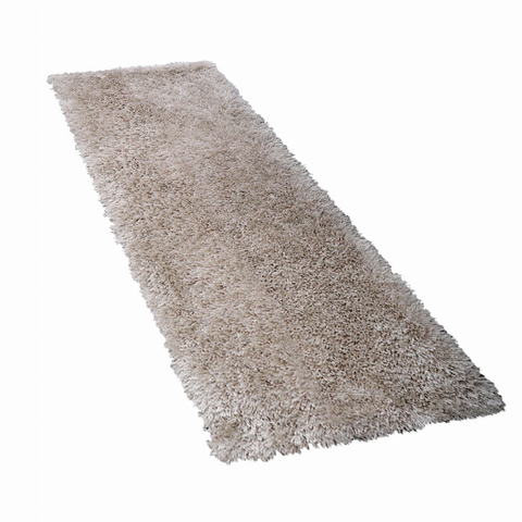 Rugsotic Carpets Hand Tufted Shag Polyester Runner Area Rug Solid