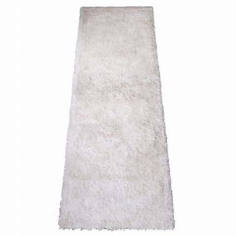Rugsotic Carpets Hand Tufted Shag Polyester Runner Area Rug Solid