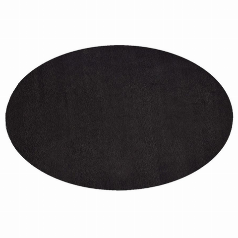 Rugsotic Carpets Hand Knotted Loom Wool Round Area Rug Solid