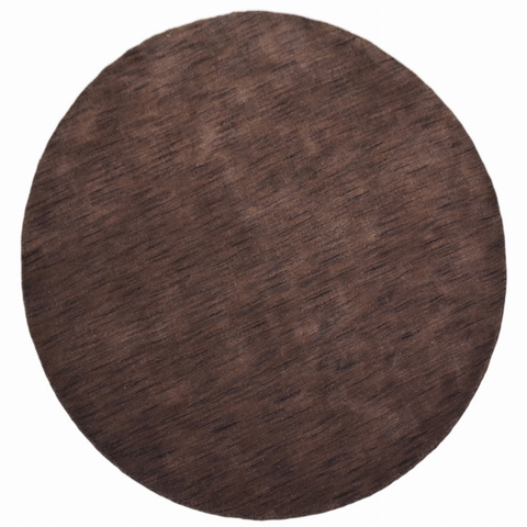 Rugsotic Carpets Hand Knotted Loom Wool Round Area Rug Solid