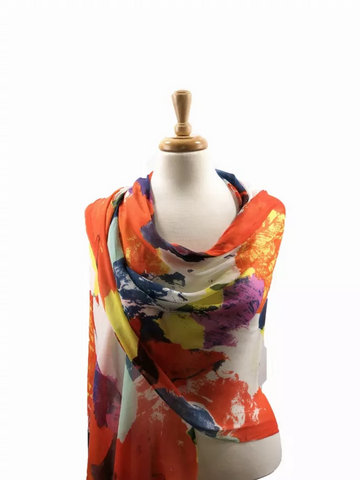 Screen Print Scarf: