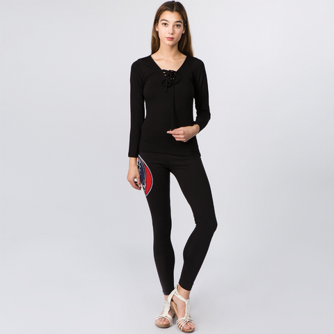 ALTHEA LEGGINGS Lycra Leggings With Cut Out Bolt SYF
