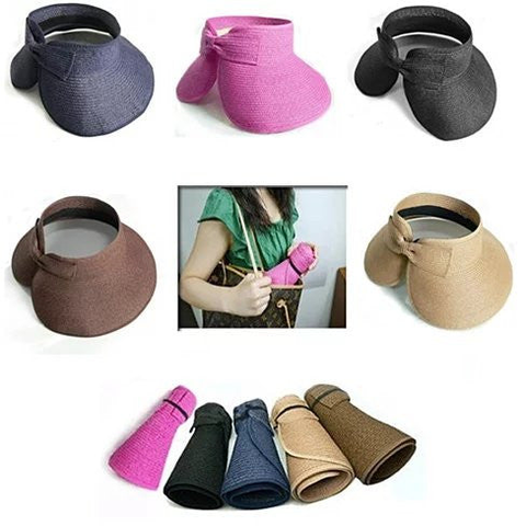Sun Hut Straw Hat Cool And Foldable