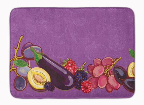 Fruits and Vegetables Machine Washable Memory Foam Mat