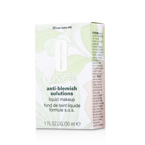 Clinique Anti Blemish Solutions Liquid Makeup - # 04 Fresh Vanilla(mf) --30ml/1oz By Clinique