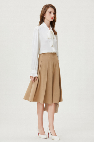 Fangyan | Gardenia Silk Shirt