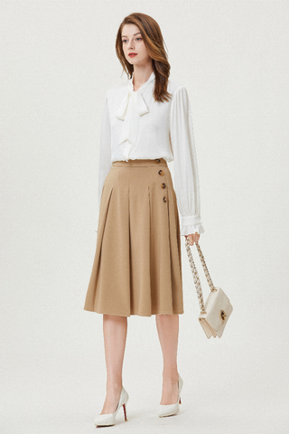 Fangyan | Gardenia Silk Shirt