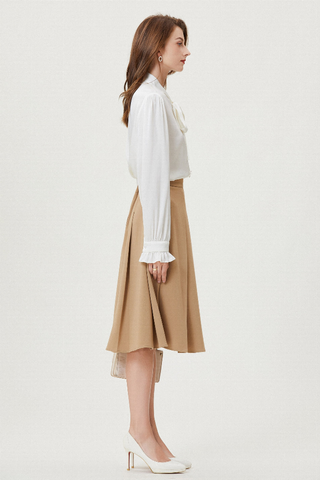Fangyan | Gardenia Silk Shirt