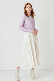 Fangyan | Gulizar Pleated Knit Skirt