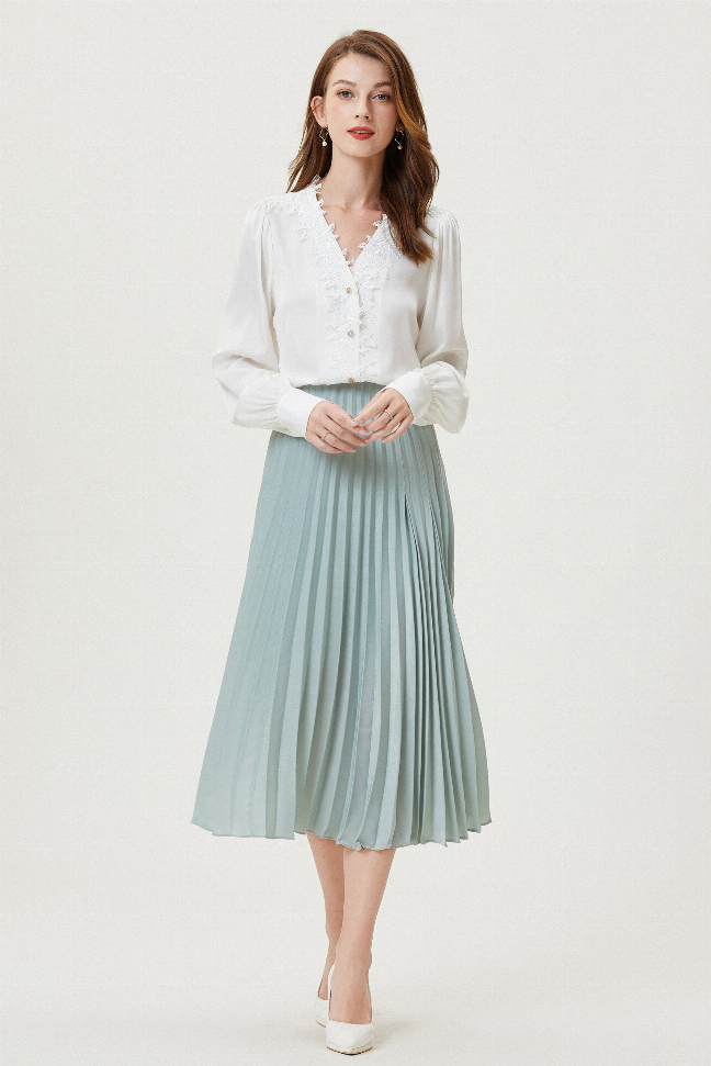 Fangyan | Hibiscus Silk Shirt