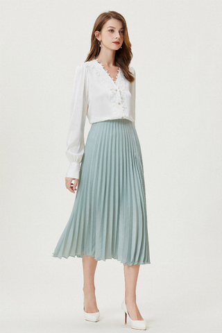 Fangyan | Hibiscus Silk Shirt