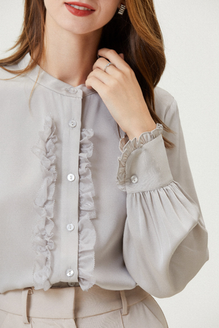 Fangyan | Daffodil Silk Shirt