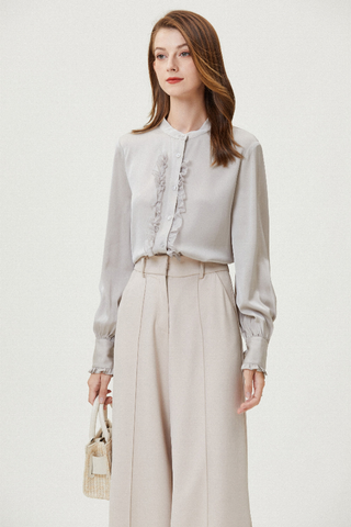 Fangyan | Daffodil Silk Shirt