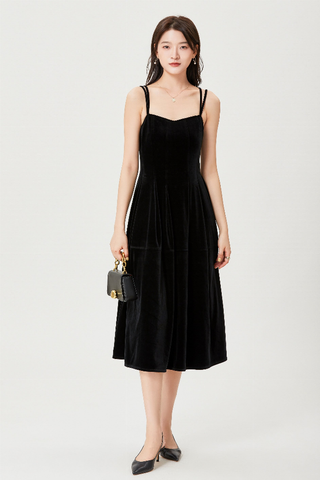 Sylphide | Velvet Sweetheart Dress