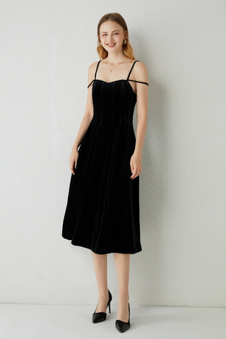 Sylphide | Velvet Sweetheart Dress