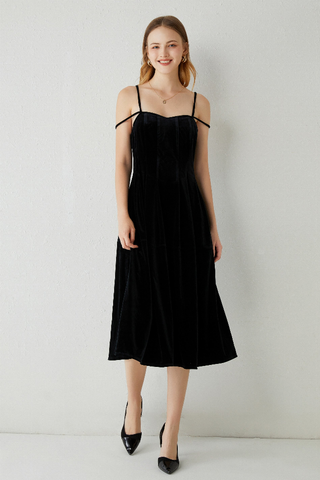 Sylphide | Velvet Sweetheart Dress